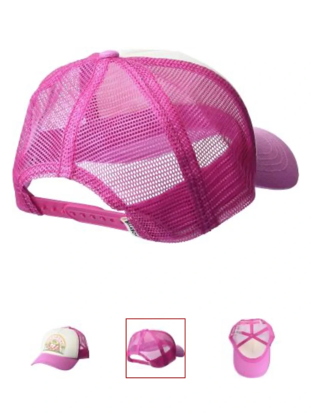 Billabong Girls' Pitstop Jr Trucker Hat. Color: PARADISE PINK.